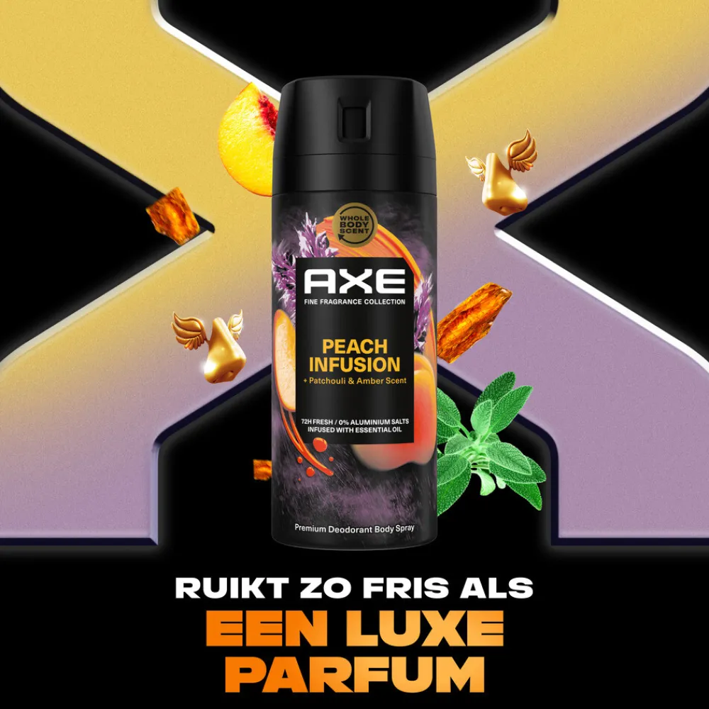 Deodorant<Axe Deodorant Bodyspray Peach Infusion 150 ml