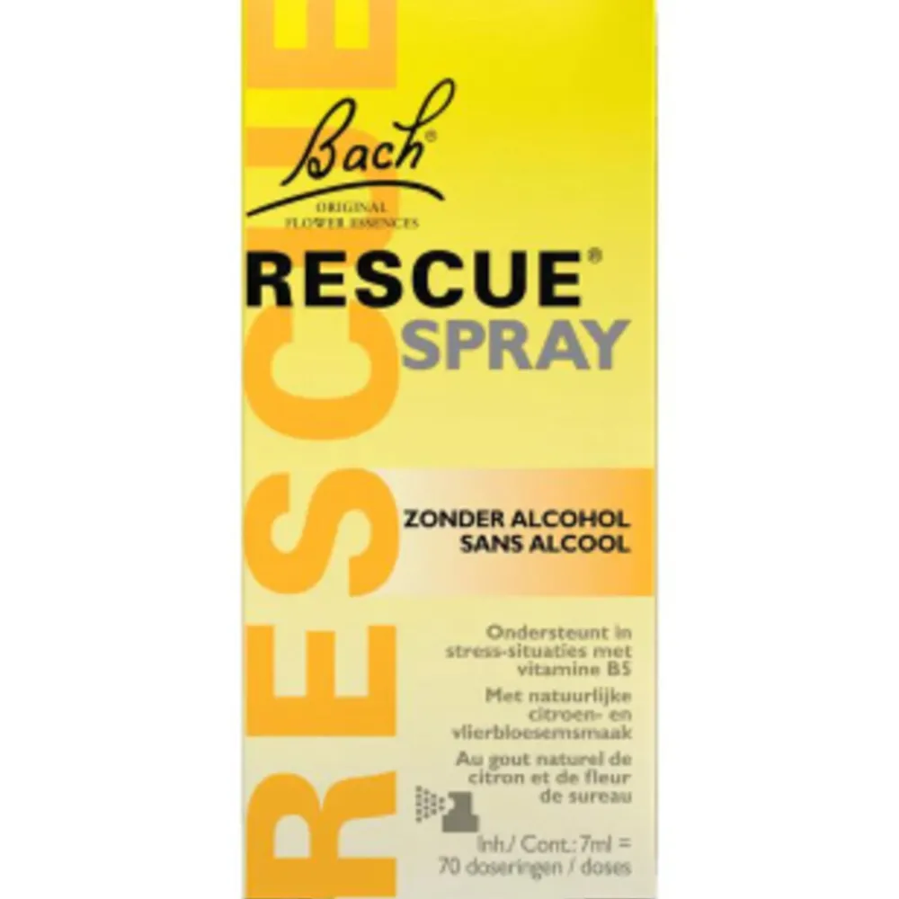 Rustgevend & Slapen<Bach Rescue Spray Zonder Alcohol 7 ml