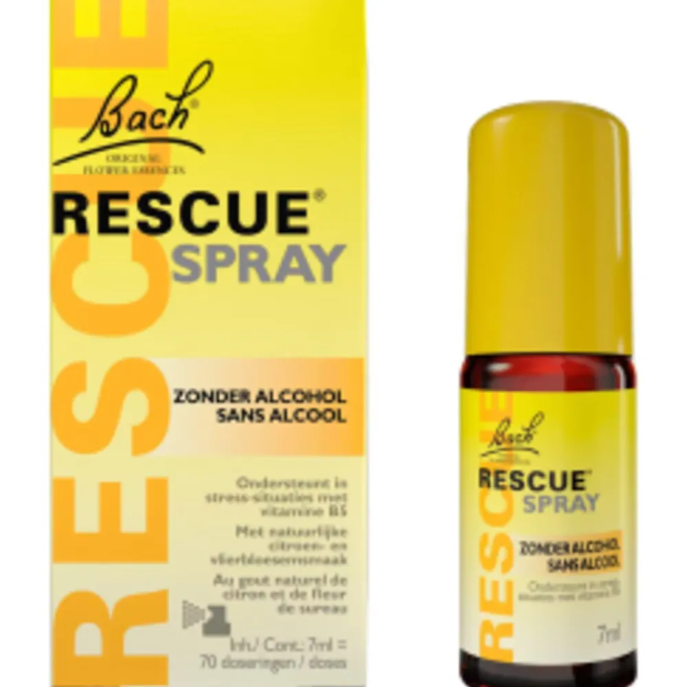 Rustgevend & Slapen<Bach Rescue Spray Zonder Alcohol 7 ml