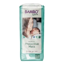 Bedmatjes 60x90 cm 10 stuks^Bambo Nature Hot