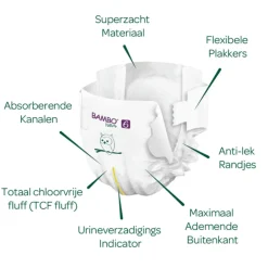 Luiers Maat 6 (16-30 kg) 20 stuks^Bambo Nature Outlet