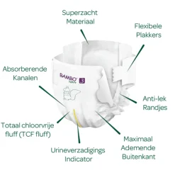 Best Luiers Maat 3 (4-8 kg) 28 stuks Luiers