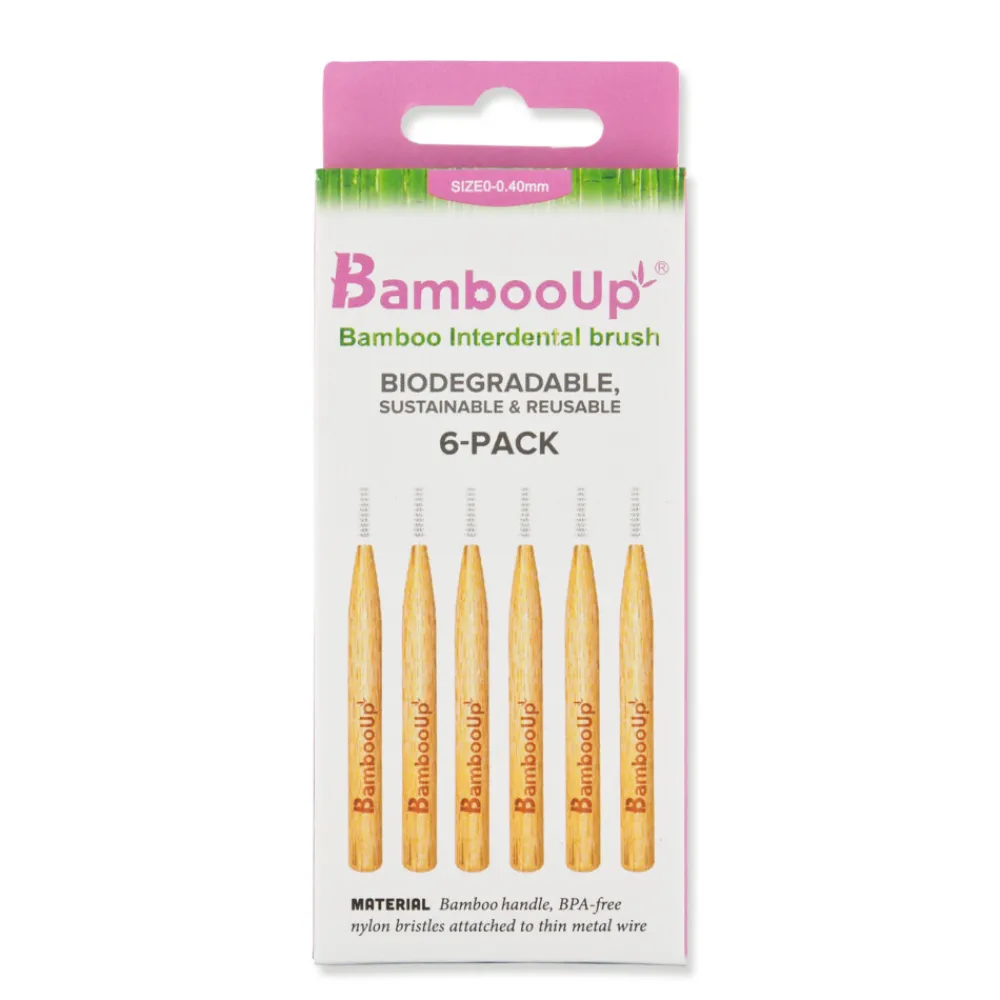 Flossen & Ragen<BambooUp Bamboo Interdentale Borstels 0,40mm 6 stuks