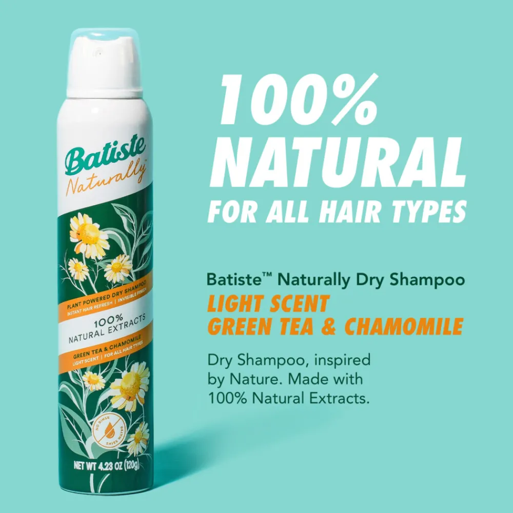 Naturally Droogshampoo Green Tea & Chamomile 200 ml^Batiste New