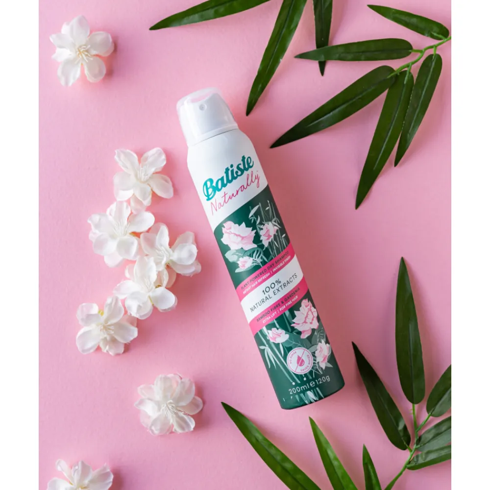Shampoo<Batiste Naturally Droogshampoo Bamboo Fibre & Gardenia 200 ml