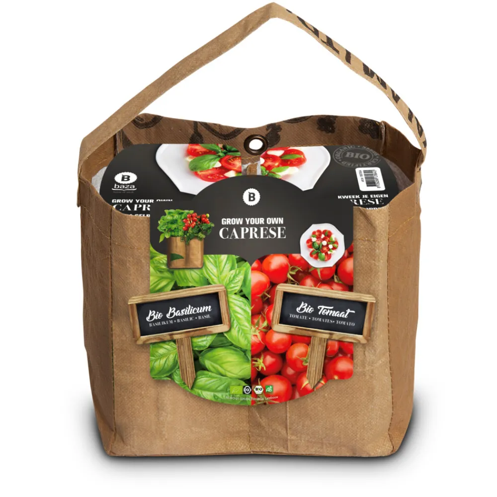 Duo-Tuintje Caprese Bio Tomaat En -Basilicum Kweken En Zaden