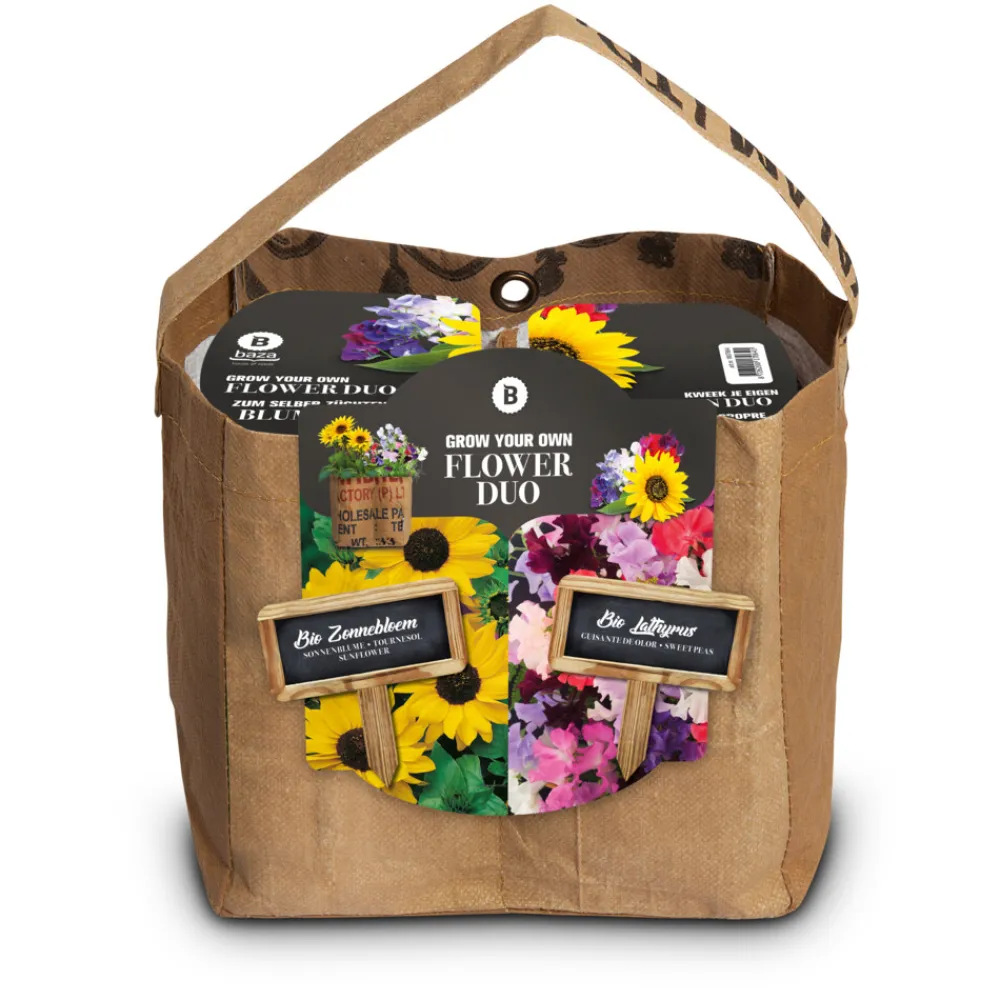 Clearance Duo-Tuintje Sunflowers: Pygmy En Topolino Kweken En Zaden