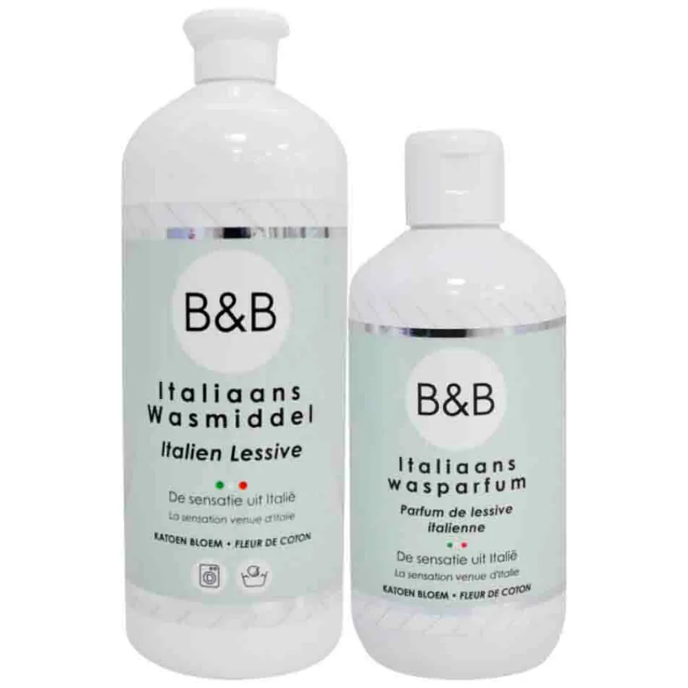 & Wasmiddel Katoen Bloem Pakket Wasverzachter