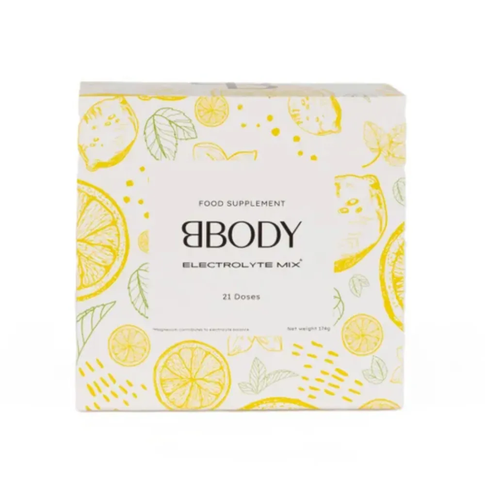 Sportvoeding & Drank<BBODY Clean Electrolyte Munt Citroen 21 stuks