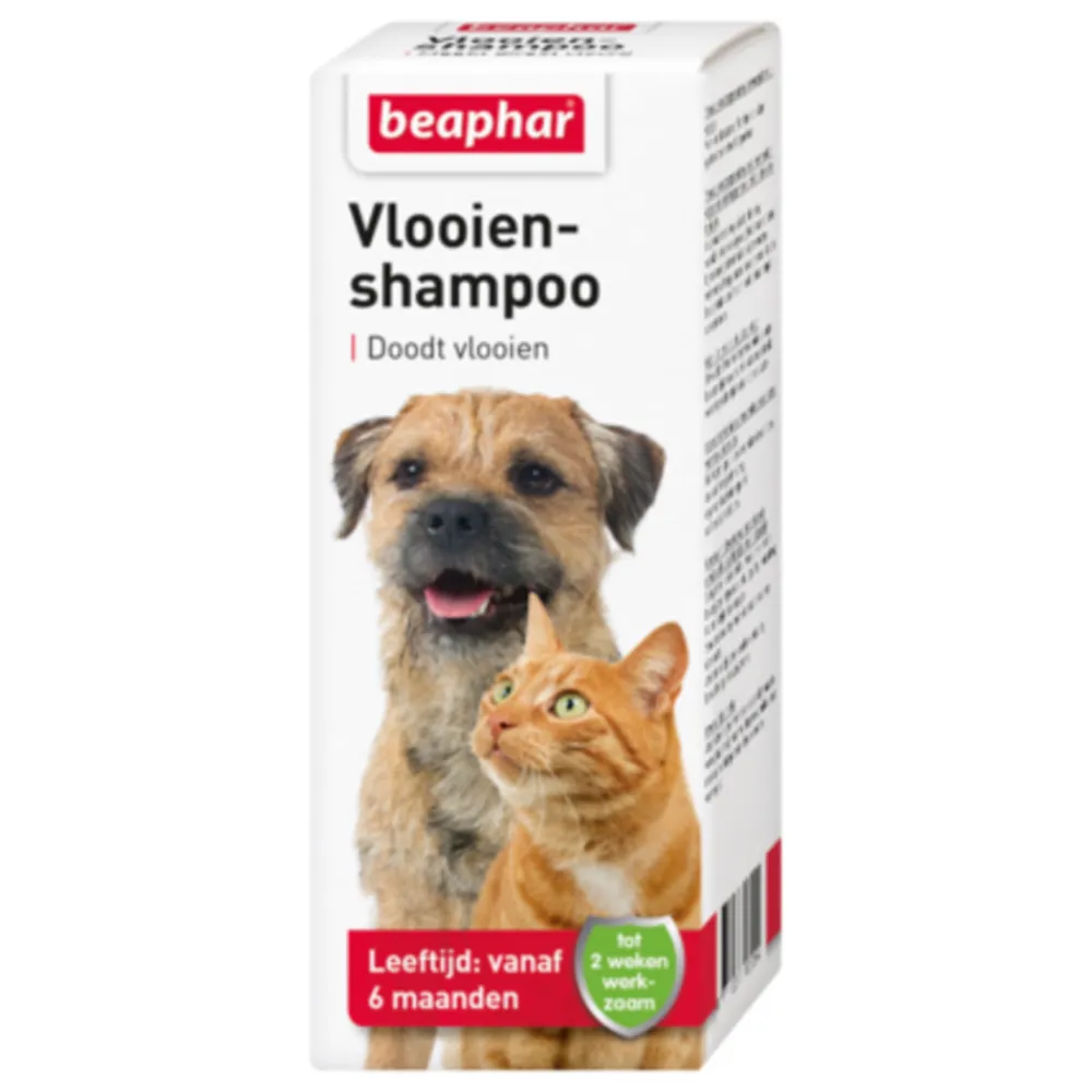 New Anti Vlooienshampoo Hond - Kat 100 ml Vlo, Teek & Worm|Vlo, Teek & Worm
