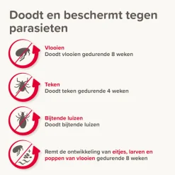 Hot Combotec Anti Vlooien en Teken Druppels Hond 10-20 kg 2 pipetten Vlo, Teek & Worm