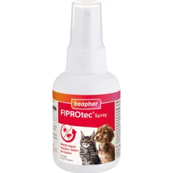 Vlo, Teek & Worm|Vlo, Teek & Worm<Beaphar Fiprotec Anti Vlooien en Teken Spray Hond en Kat 100 ml