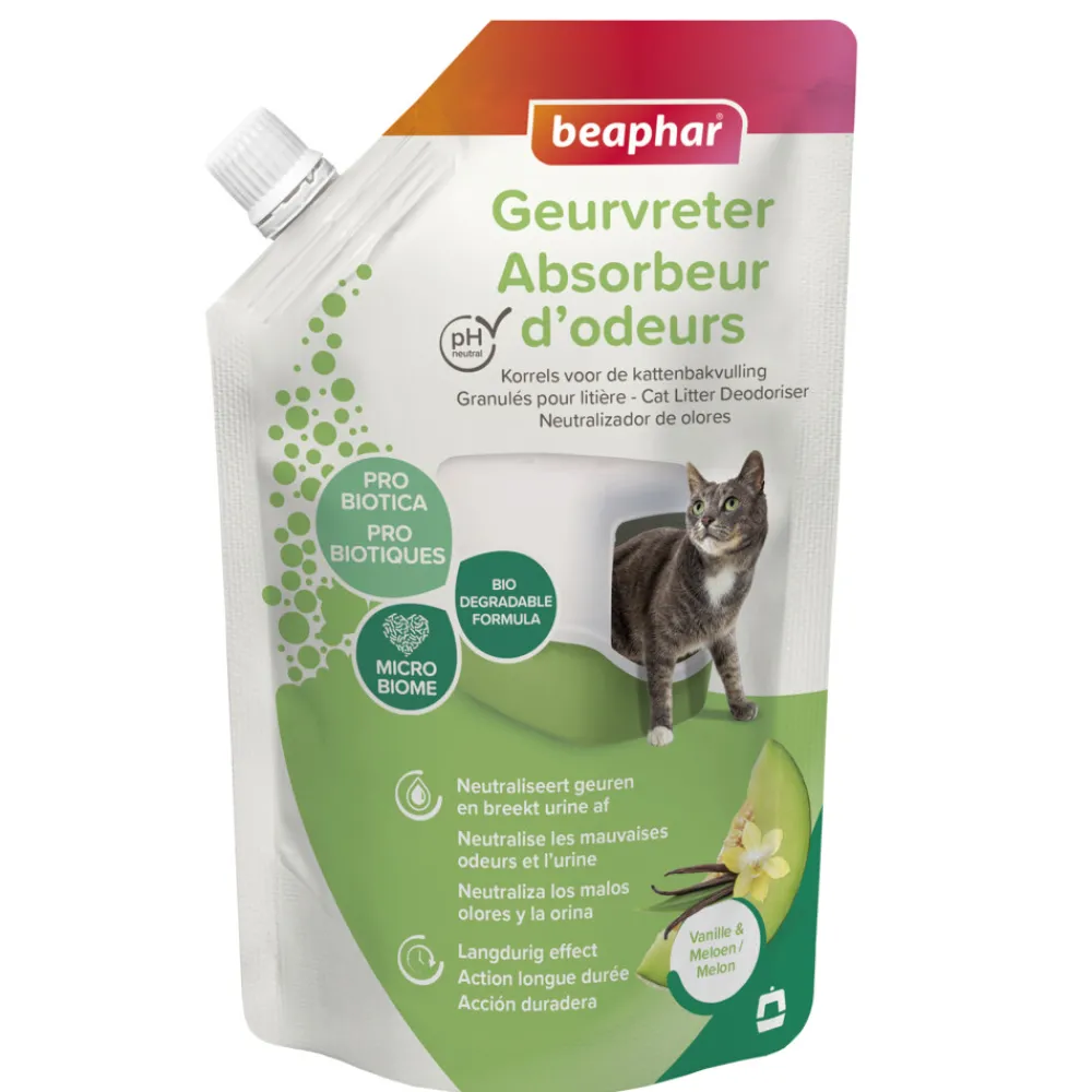 Geurvreter Kattenbakreiniging Vanille & Meloen 400 gr^Beaphar Discount