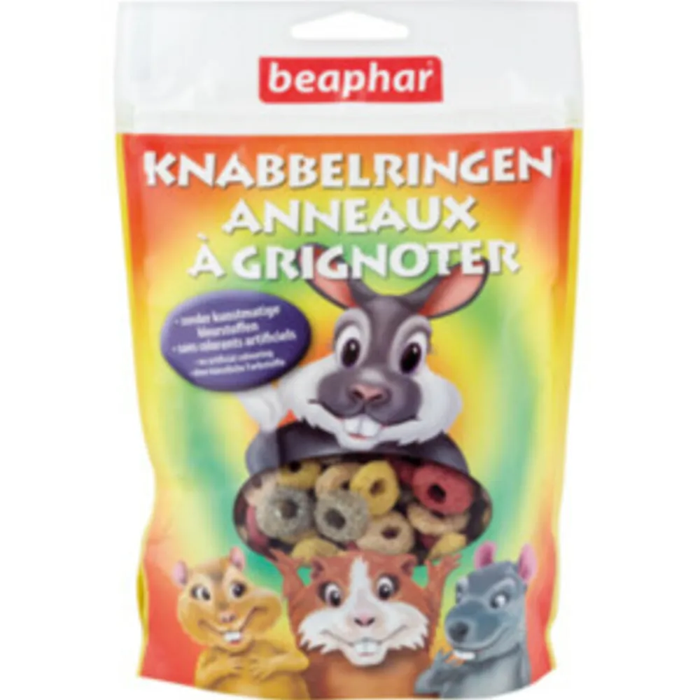 Knabbelringetjes Konijnensnacks (Knaagdieren) 75 gr^Beaphar New