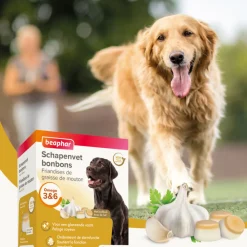 Schapenvet Bonbons Knoflook 245 gr^Beaphar Discount