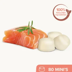 Snacks<Beaphar Schapenvet Bonbons Mini Zalm 245 gr