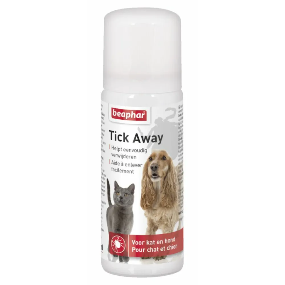 Vlo, Teek & Worm<Beaphar Tick Away Anti Teken Spray 50 ml