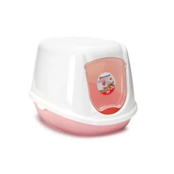 Hot Kattenbak Kitten Duchesse Roze - Wit 44 x 35 x 32 cm Kattenbakken & Toebehoren