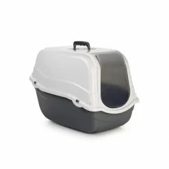 Kattenbakken & Toebehoren<Beeztees Kattenbak Romeo Grijs - Wit 57 x 39 x 41 cm