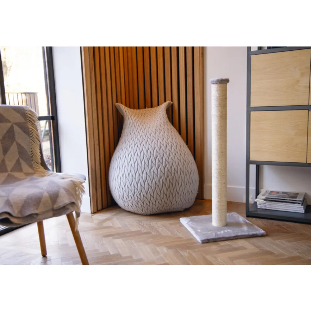 Krabpaal Gina XL Grijs 40 x 40 x 90 cm^Beeztees Best