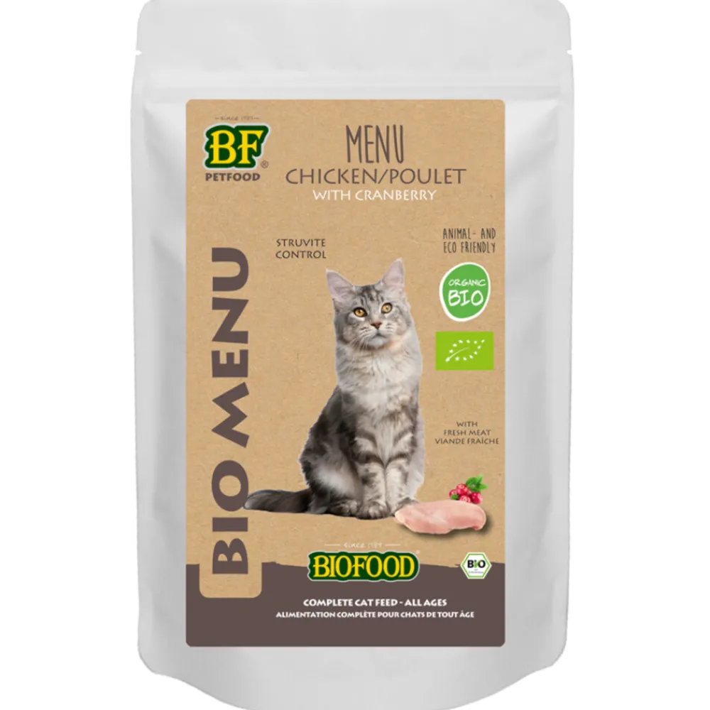 Sale Biofood Kat Organic Kip Menu 100 gr Kattenvoer