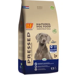 Hondenvoer<BF Petfood Vleesbrok Geperst Hondenbrokken Lam 13,5 kg