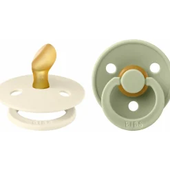 Outlet Fopspeen Anatomisch Maat 1 0-6 mnd Ivory Sage 2 stuks Flessen & Spenen