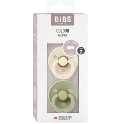 Hot Fopspeen Maat 3 18+ mnd Sage Ivory 2 stuks Flessen & Spenen