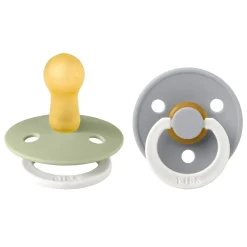 Flessen & Spenen<Bibs Fopspeen Maat 2 6-18 mnd Glow Sage Cloud 2 stuks