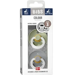 Fopspeen Maat 3 18+ mnd Glow Sage Cloud 2 stuks^Bibs Sale