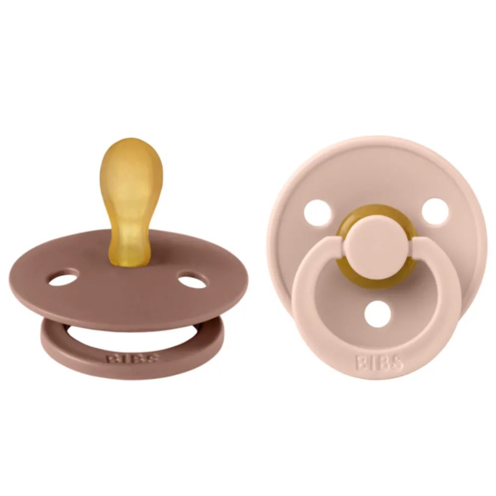 Fopspeen Symmetric Maat 1 0-6 mnd Woodchuck Blush 2 stuks^Bibs Outlet