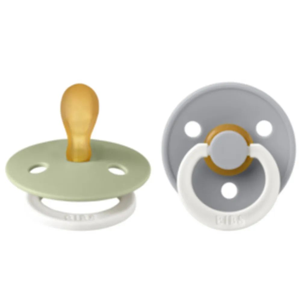 Fopspeen Symmetric Maat 2 6-18 mnd Glow Sage Cloud 2 stuks^Bibs Sale