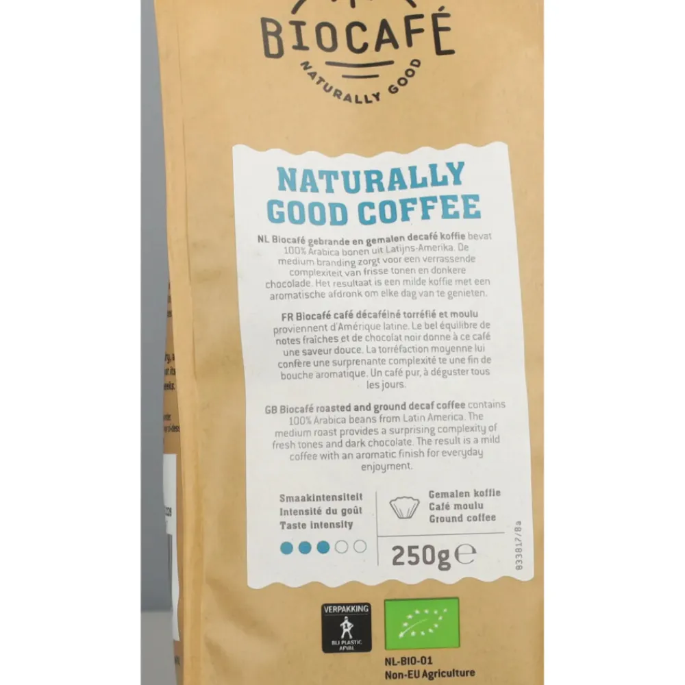 Filterkoffie Cafeïnevrij Biologisch 250 gr^Biocafe Clearance