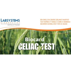 Coeliakie Gluten Overgevoeligheid Test^Biocard