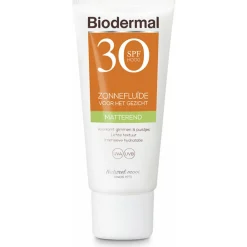 Zonnefluïde Gezicht Matterend SPF 30 40 ml^Biodermal Clearance