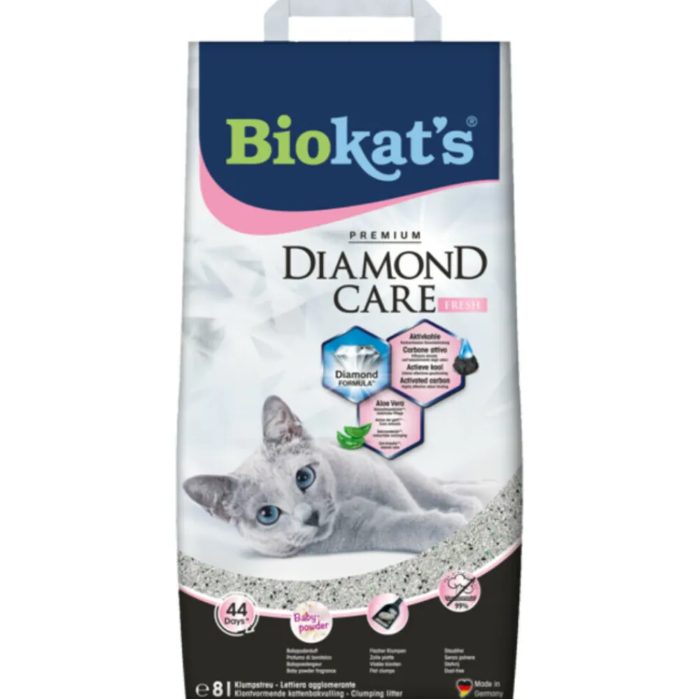 Biokat's Diamond Care Fresh & Deo Pearls Babypoeder Pakket^Biokats Clearance