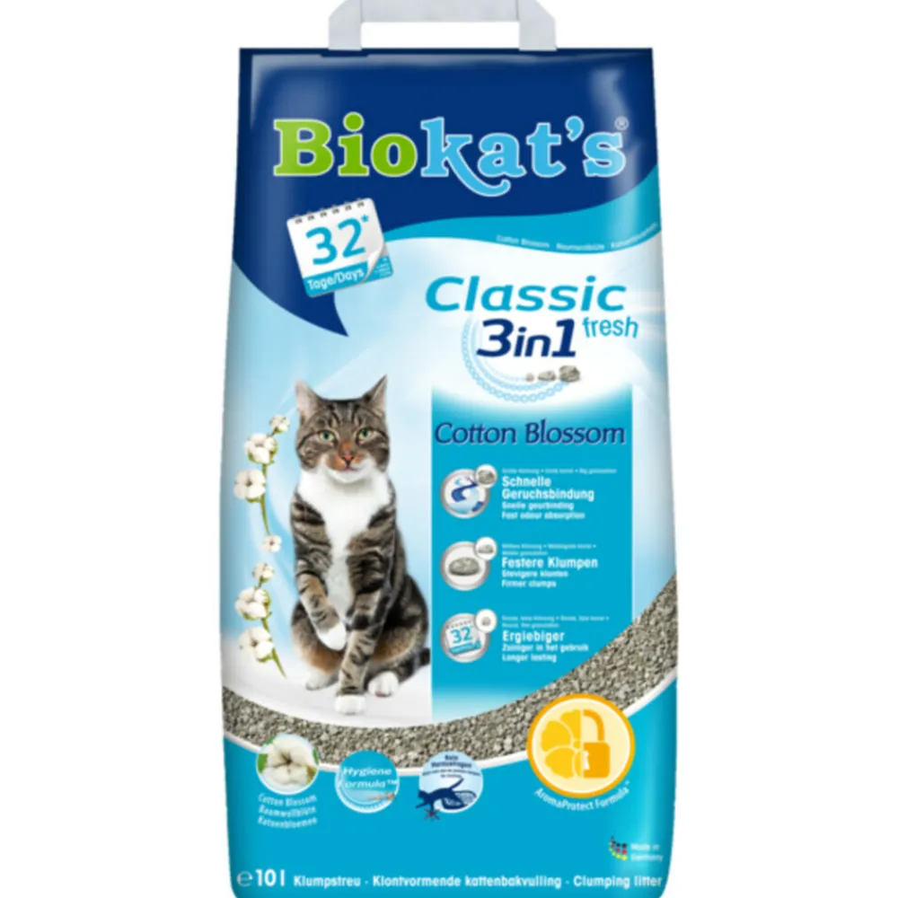 Biokat's Kattenbakvulling Classic Fresh Cotton Blossom 10 liter^Biokats Best