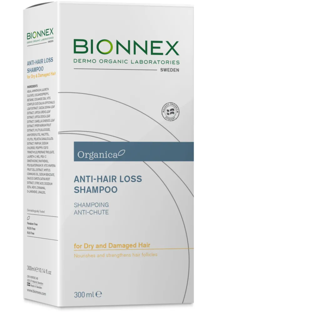 Haarverzorging<Bionnex Organica Anti-Haaruitval Shampoo Droog en Beschadigd Haar 300 ml