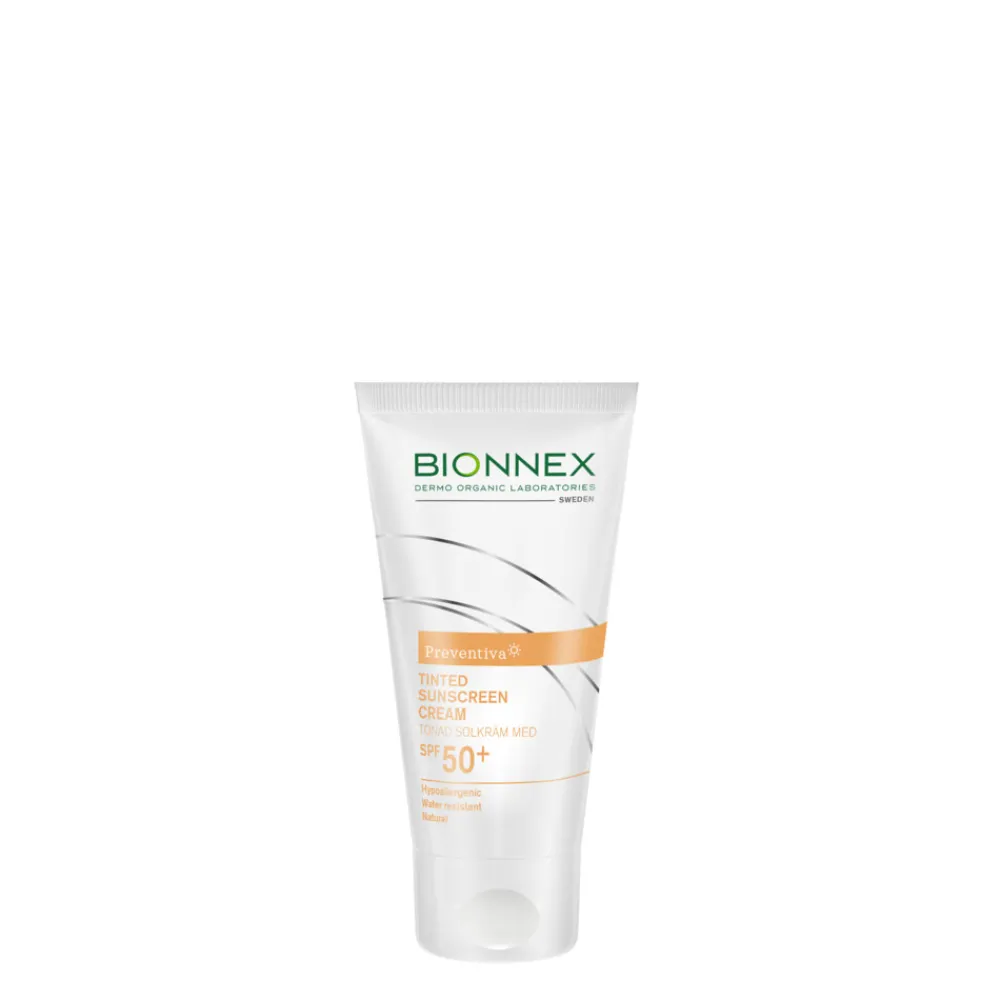 Online Preventiva Getinte Zonnebrandcreme SPF 50+ 50 ml Zonbescherming