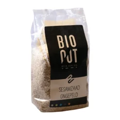 Biologisch Sesamzaad Ongepeld 500 gr^Bionut Outlet
