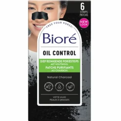 Reiniging<Bioré Houtskool Diep Reinigende Porie Strips 6 stuks