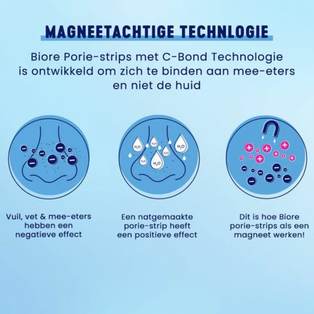 Reiniging<Bioré Houtskool Diep Reinigende Porie Strips 6 stuks