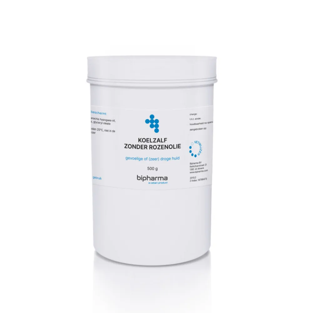 Huidverzorging<Bipharma Koelzalf Zonder Rozenolie 500 gr