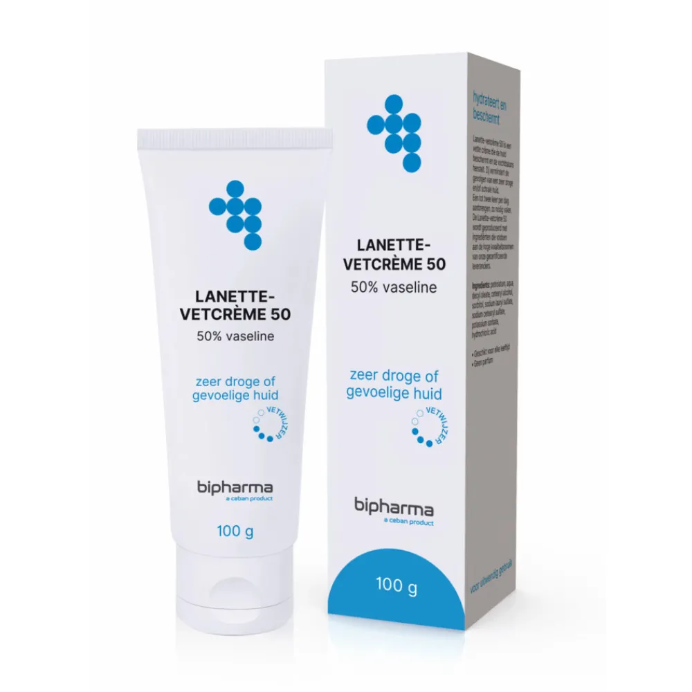 Sale Lanette Vetcreme 50% 100 gr Huidverzorging