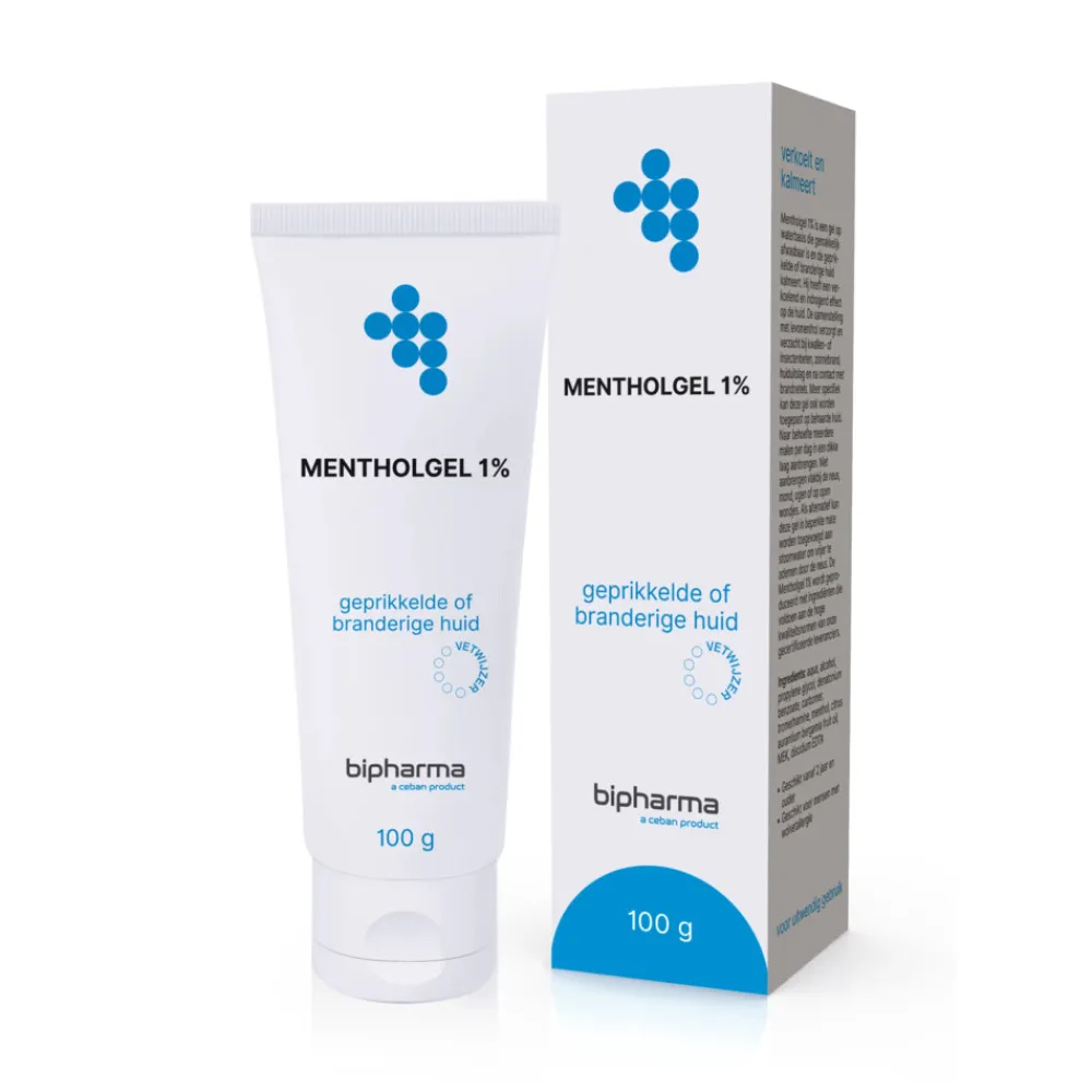 Huidverzorging<Bipharma Mentholgel 1% 100 gr