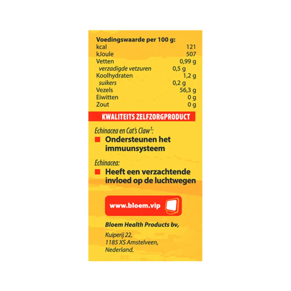 Weerstand & Energie<Bloem Echinacea 100 tabletten