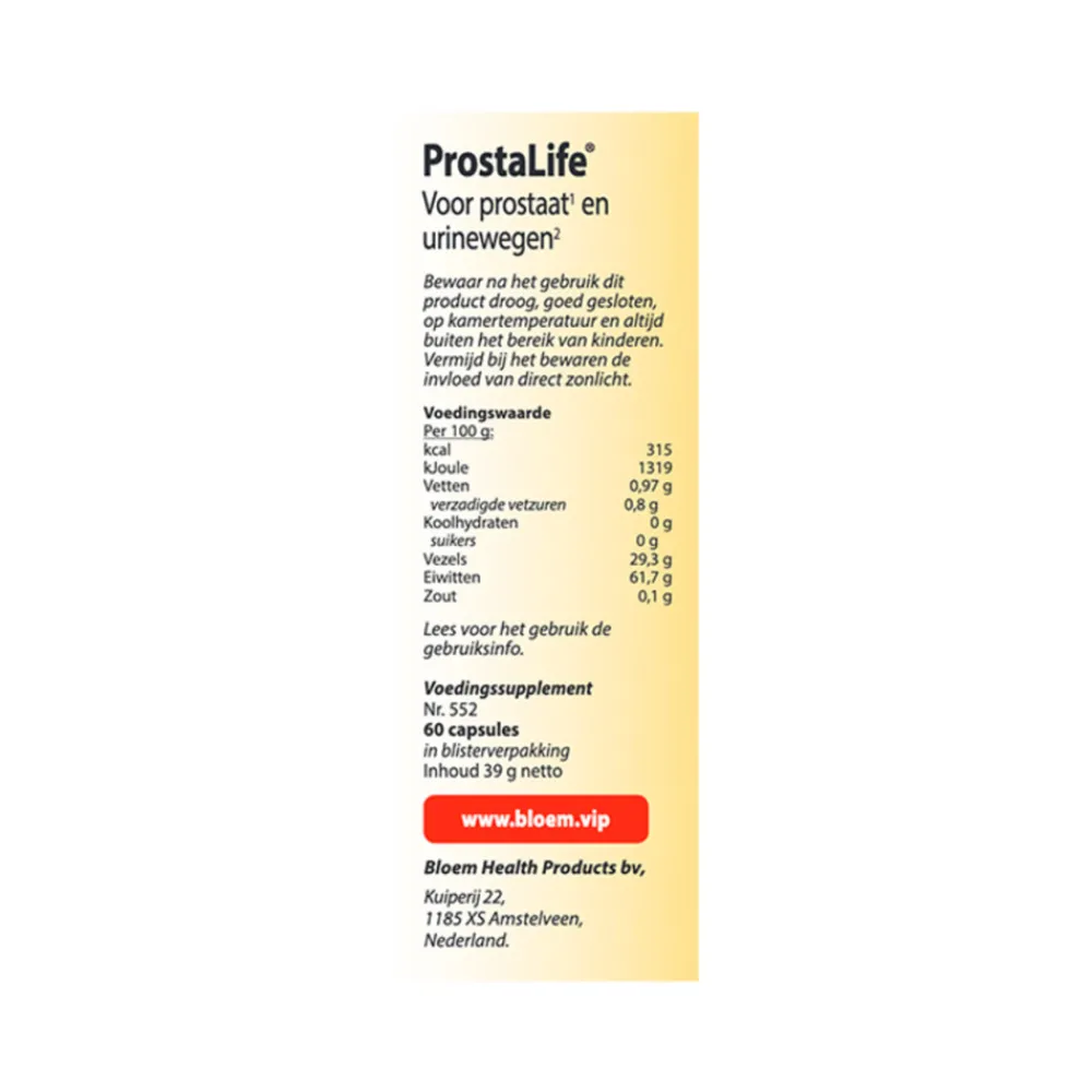 Prostalife 60 capsules^Bloem Clearance