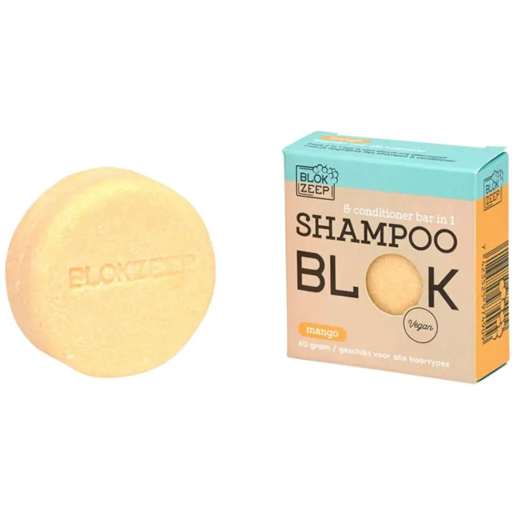2-in-1 Shampoo & Conditioner Bar Mango 60 gr^Blokzeep Clearance