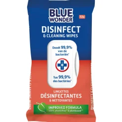 New Desinfectie Reiniger Doekjes 72 stuks Schoonmaakdoekjes