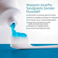 Tandpasta Fluoride Vrij 75 ml^Bluem New